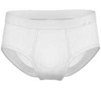 Ammann Lot de 2 slips de qualité supérieure à fines côtes, Blanc., M
