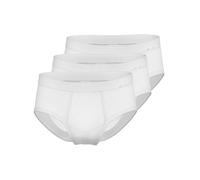Ammann - Lot de 3 Slips avec Braguette Feinripp Premium 181830 - Homme - Blanc - M