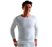 Ammann Lot de 3 vestes pour homme - Manches 1/1 - Double côte - 2 fils - Exquis, Blanc., XXL