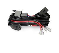 Ammboco Kit de Faisceau de Câblage pour Interrupteur Marche-ArrêT à 2 Fusibles 12V 40A Relais 180 W/ 300W pour Barre Lumineuse de Travail à LED de 4 à 52 Pouces