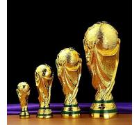 AMMICCO Trophée d'or de Football Trophée de Coupe du Monde Réplique de Coupe du Monde Collection de Souvenirs de Décorations pour Maison Bureau Cadeaux pour Fans (36CM)