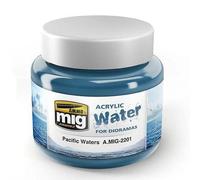 AMMO Eau Acrylique Pacific MIG-2201 (Pots de 250 ML), Multicolore