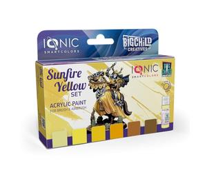 Ammo Ionic Feu solaire | Avec ce kit, donner vie au jaune sera une expérience plus agréable et plus simple, acrylique, multicolore, 20 ml