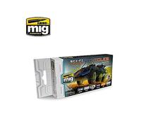 AMMO Kit de Peinture Acrylique pour véhicules de Science-Fiction