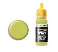 AMMO MIG-0221 Fs 33481 Peinture acrylique jaune chromé zinc (17 ml), multicolore