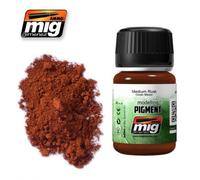 Ammo Mig 3005 - Medium Rouille Modelage Pigment 35ml - T48 Après