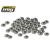 AMMO MIG-8003 Mélangeurs de peinture en acier inoxydable, multicolore