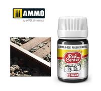 Ammo Mig R-2307 - Poli Métal - Rail Centre - Pigment 35ml Bouteille à Chenille