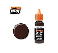 AMMO NATO Peinture Acrylique Marron 17 ML, A.MIG-0085, Multicolore
