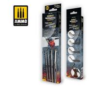Ammo Wargaming Universe - Miniature Premium Dio Drybrush Brush Set-Mig Jimenez