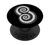 Ammonites Fossiles Préhistoire Géologues Science Nature PopSockets PopGrip Adhésif