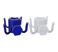 Ammsun Parasol de plage à suspendre Crochet, 4-prongs Plastique parapluies Crochet à suspendre pour serviettes/Camera/lunettes de soleil/sacs, ajustement pour la plage, le camping, voyages Larger size fit 0.98" to 1.46" pole