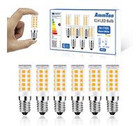 AmmToo Ampoule LED E14 blanc chaud 2700 K - Ampoule E14 3 W 480 lm - Remplace les ampoules halogènes 40 W 45 W - Pas de scintillement - Lampe de réfrigérateur - Intensité non variable - Ampoule LED en