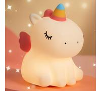 AmmToo Veilleuse pour Enfants, Rechargeable Veilleuse Licorne pour Bébé