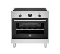 AMN964IEXE Cuisinière à induction avec four électrique 90 x 60 cm Inox
