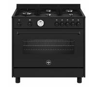 AMN965GTN24 Cuisinière à gaz avec four Noir 90 x 60 cm