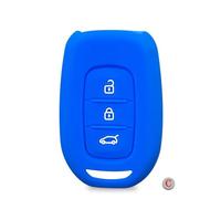 AMNOOL Étui pour clé télécommande de Voiture à 3 Boutons, pour r-enault Clio 5 Twingo Logan 2021 Stepway pour d-acia Sandero Stepway 2021 Duster