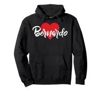 Amo a Bernardo Primer Nombre Yo Corazón Sweat à Capuche