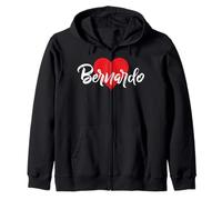 Amo a Bernardo Primer Nombre Yo Corazón Sweat à Capuche