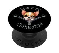 Amo a Mi Chihuahua PopSockets PopGrip Adhésif