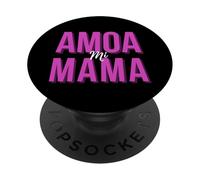 Amo a Mi Mama - I Love My Spanish Mom Regalo Día de la Madre PopSockets PopGrip Adhésif