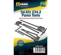 Amo AMO-8137 1/35 Bundeswehr Sd.Kfz.234/2 Puma Kit d'outils pour pièces en plastique