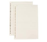 AMO HERMOSO Inserts de papier à Lignes A5 pour Cahier à Spirale, 80 g/m² - 240 pages (ligné refill)