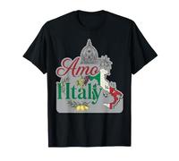 Amo Italy Florence Carte dôme Citrons Raisins Graphique Vintage T-Shirt