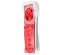 AMO Manette pour Nintendo Wii avec étui en silicone Rouge