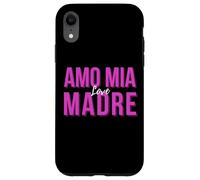 Amo Mia Madre I Love My Italian Mom Regalo Festa Della Mamma Coque pour iPhone XR