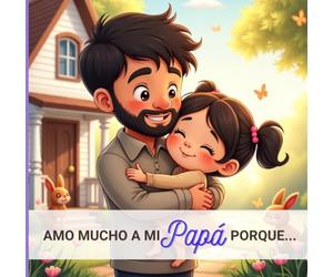 Amo Mucho A Mi Papá Porque...: De Una Hija Para Su Papá