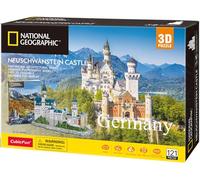 Puzzle 3D Château de Neuschwanstein Allemagne - CUBICFUN - 121 pièces - Adulte