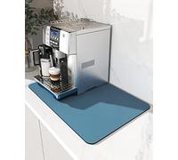 AMOAMI - Tapis de séchage absorbant en caoutchouc pour comptoir de cuisine, café, bar, dessous de machine à expresso, égouttoir à vaisselle