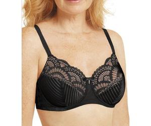 AMOENA Karolina Soutien-gorge rembourré avec poche pour mastectomie - Blanc - 90C
