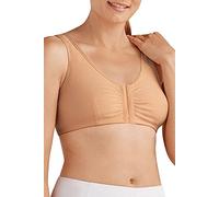 Amoena Women's Frances Front-Closure Leisure Bra, Nude, L DD DDD(E/F)