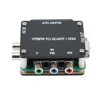 Amoergel YUV vers YPBPR vers SCART YPBPR vers VGA Component Transcoder Converter Console de Jeu, to Color Difference Composant