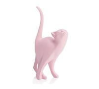 AMOIENSIS Statue de chat rose moderne abstraite en plusieurs couleurs, décoration d'intérieur idéale et cadeau pour les amoureux des chats, accents artistiques de la maison
