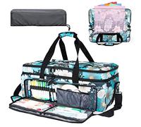 AMOIGEE Étui de Transport Double Couche pour Cricut Maker 3, Cricut Maker, Explore Air 2, Explore 3, Machine à découper, Sac de Transport avec Poche pour Tapis de découpe, Sac de Rangement pour