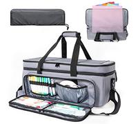 AMOIGEE Housse Anti-poussière pour Cricut Explore Air 2, Cricut Maker, Cricut Explore 3, Cricut Maker, Cricut Maker, Housse avec Poches pour Accessoires et Fournitures Cricut