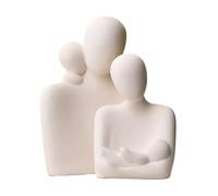 AMOKFWJC Décorations de Bureau ， Ensemble de Quatre Ornements Style Minimaliste, Alliant modernité et élégance