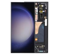 AMOLED Original pour S23 Ultra, écran LCD LED de Remplacement pour écran Tactile S23ultra 5G SM S918U avec Cadre, 6,7 Pouces, Résolution 3088 X 1440 Px (Noir Mat)
