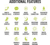 Amoled Series 31 Montre Intelligente D'Appel Pour Homme Et Femme Avec Bluetooth, 3,1 Cm, Suivi De Fitness, Oxygène Dans Le Sang, Surveillance De La Fréquence Cardiaque Et Bracelet En