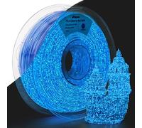 AMOLEN Filament PLA brillant dans le noir, filament PLA brillant de 1,75 mm pour imprimante 3D, bleu luciole