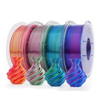 AMOLEN PLA Filament 1.75mm pour Imprimante 3D, Précision Dimensionnelle +/-0.02mm, Bobine de 1KG