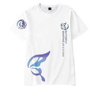 AMOMA Unisex Cosplay Jeux Honkai Star Rail 3D Impression Manches Courtes T-Shirt Décontracté Col Rond Tees