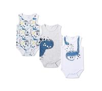 AMOMI Body pour bébé à manches courtes d'été pour bébé avec bretelles 100 % coton 3-24 mois, BBV72045, 12 mois
