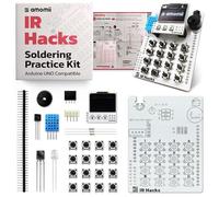 amomii IR Hacks Kit de Soudure pour Arduino UNO Technologie Infrarouge Bouclier avec Écran OLED, Clavier, Capteurs IR - Projet Électronique DIY pour Adultes et Adolescents