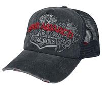 Amon Amarth Hammer - Trucker Cap Homme Casquette Gris 50% Coton, 50% Polyester