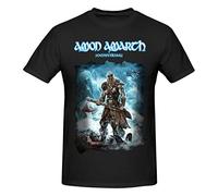 Amon Amarth T-Shirt à Manches Courtes et col Rond pour Homme, en Coton, à la Mode, pour l'entraînement et Le Sport