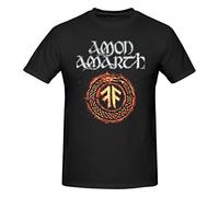 Amon Amarth T-Shirt à Manches Courtes et col Rond pour Homme, en Coton, à la Mode, pour l'entraînement et Le Sport